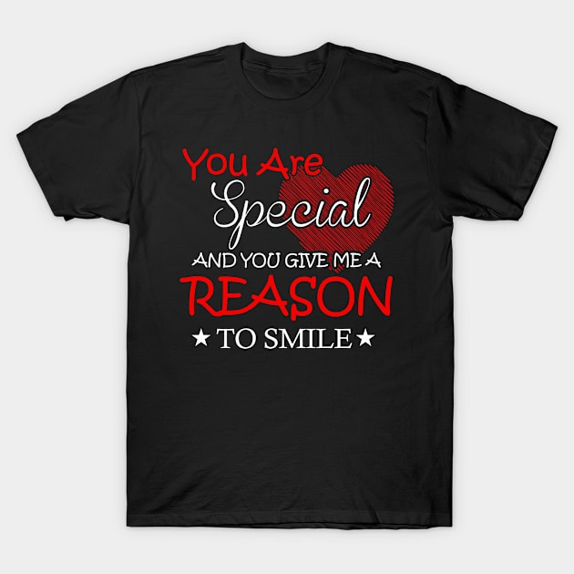 reason to smile T-Shirt by FUNNY LIFE